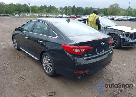 2017 Hyundai Sonata Sport z USA, uszkodzony, nr VIN 5NPE34AFXHH485821
